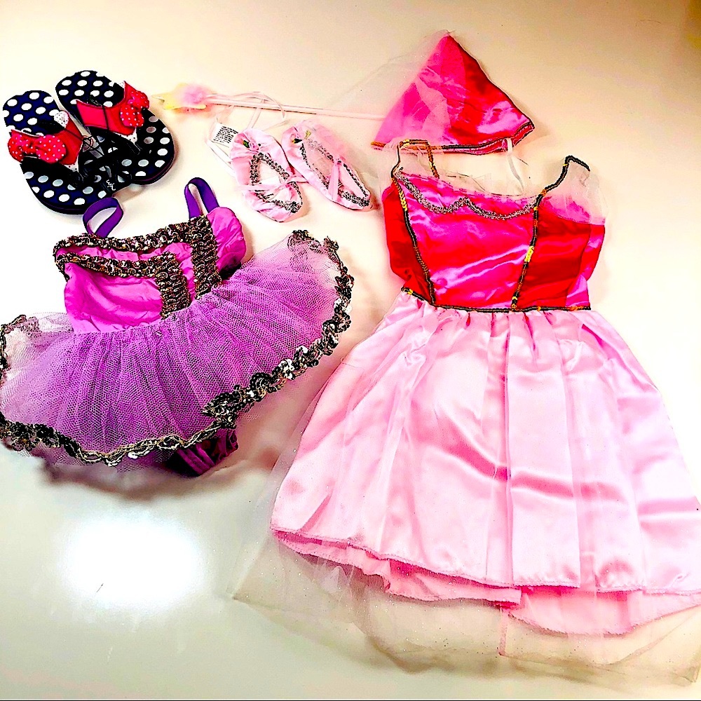 Princess and Ballerina Play Costumes & New Sandals